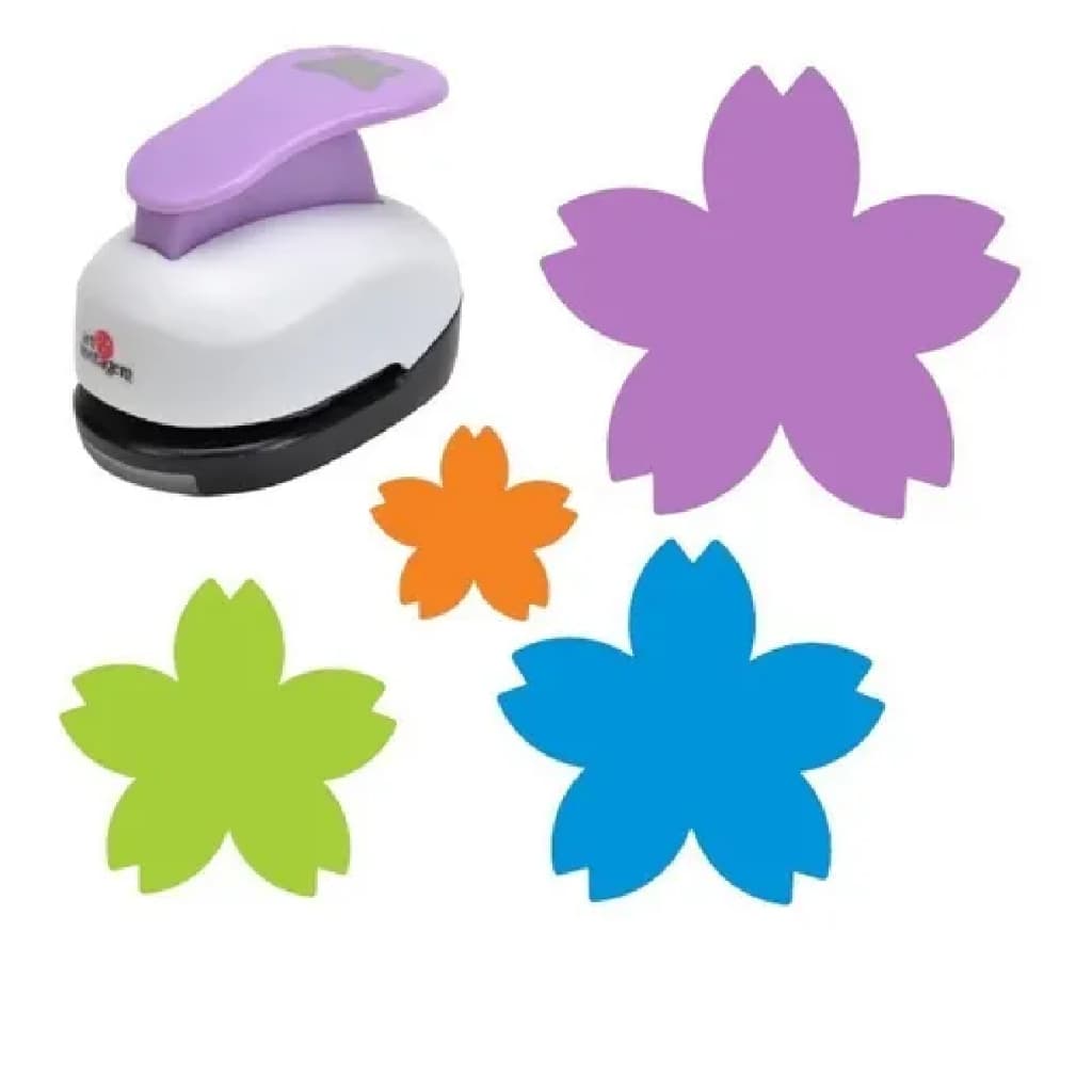 Cortador Perfurador Furador De Papel e E.V.A Scrapbook - Flor Sakura 38mm 3,8cm