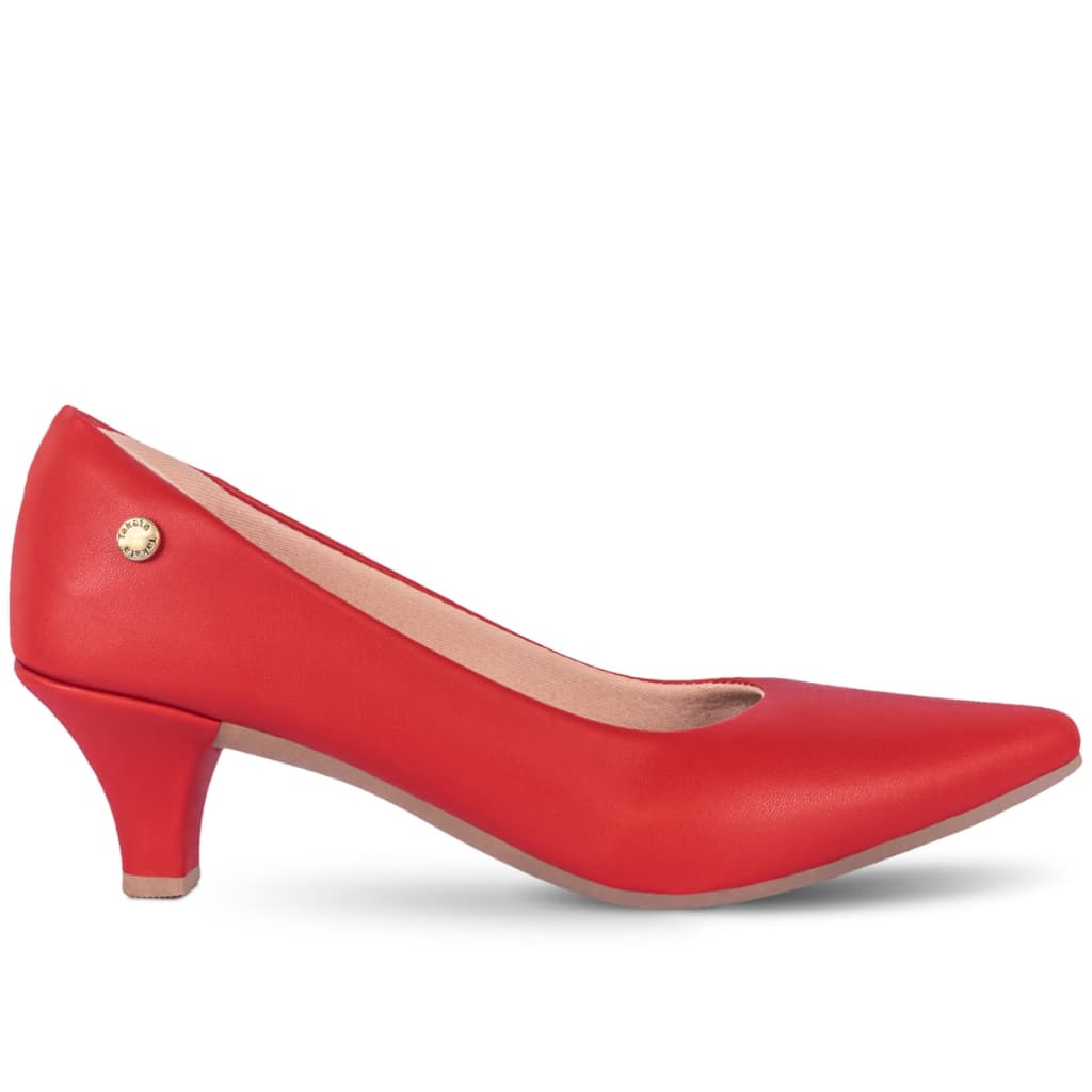 Scarpin Salto Fino Casual Bico Fino cores