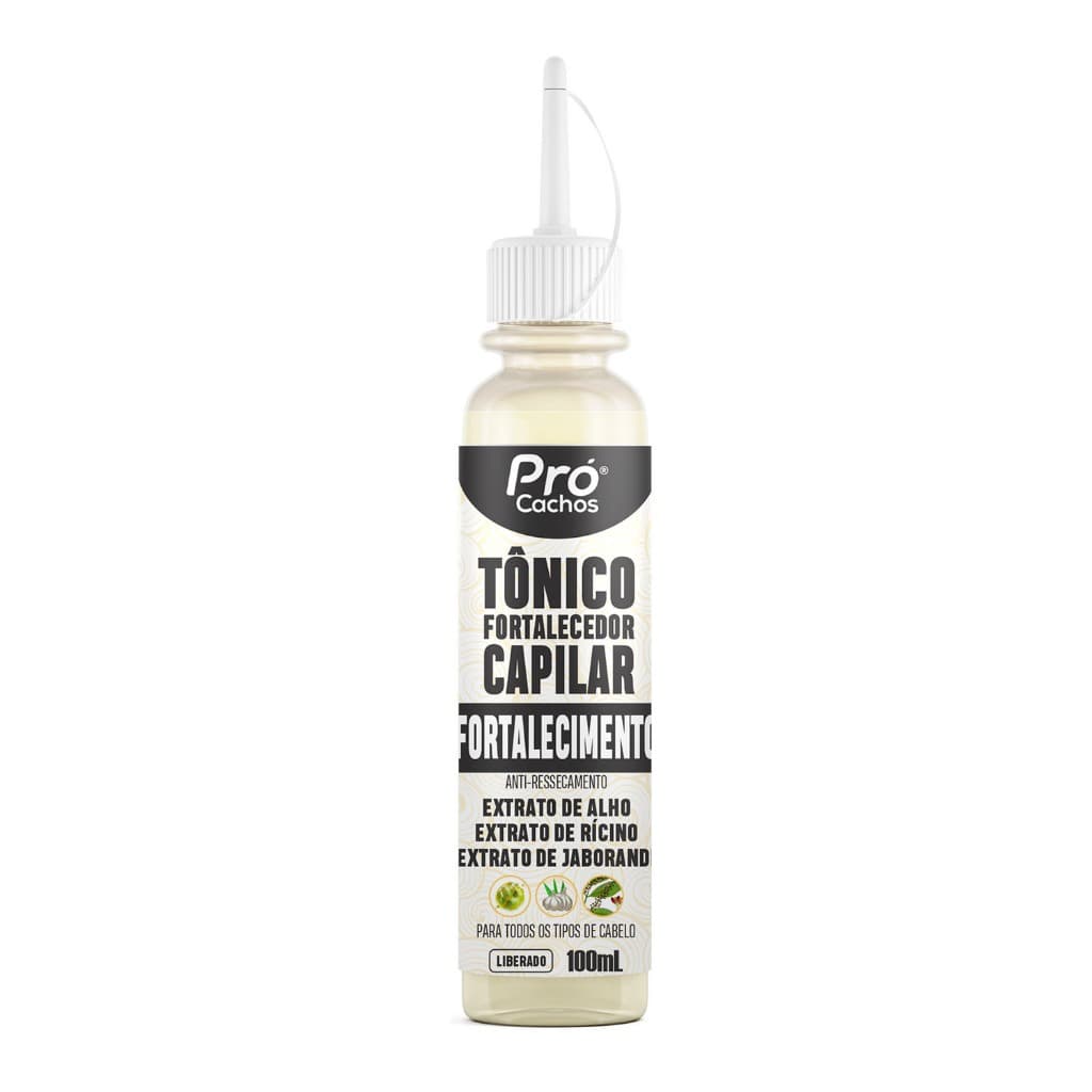 Tônico capilar de Fortalecimento - Anti ressecamento - Pro cachos - 100ml