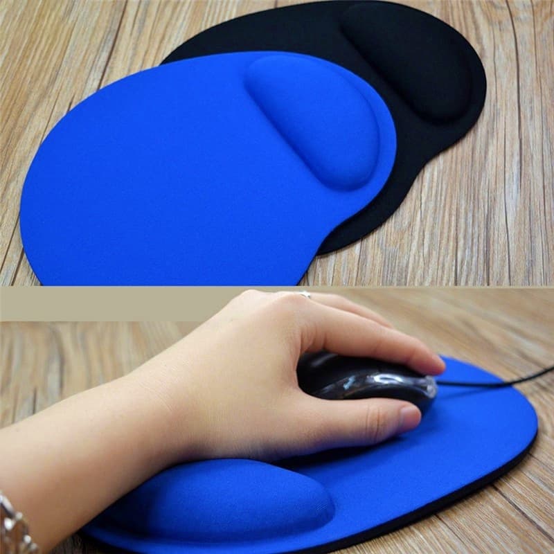 kit 2 peças Mouse Pad Ergonômico Com Apoio De Punho Pronto entrega