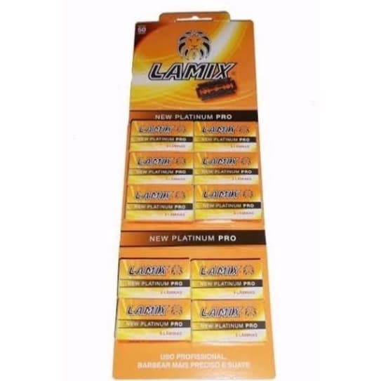Lâminas Lamix Platnium 50 Unidades - ENVIO IMEDIATO