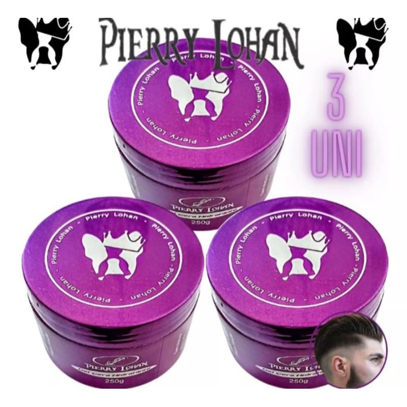 kit 3 Gel Cera Hidratante de 250g Pierry Lohan - ENVIO IMEDIATO