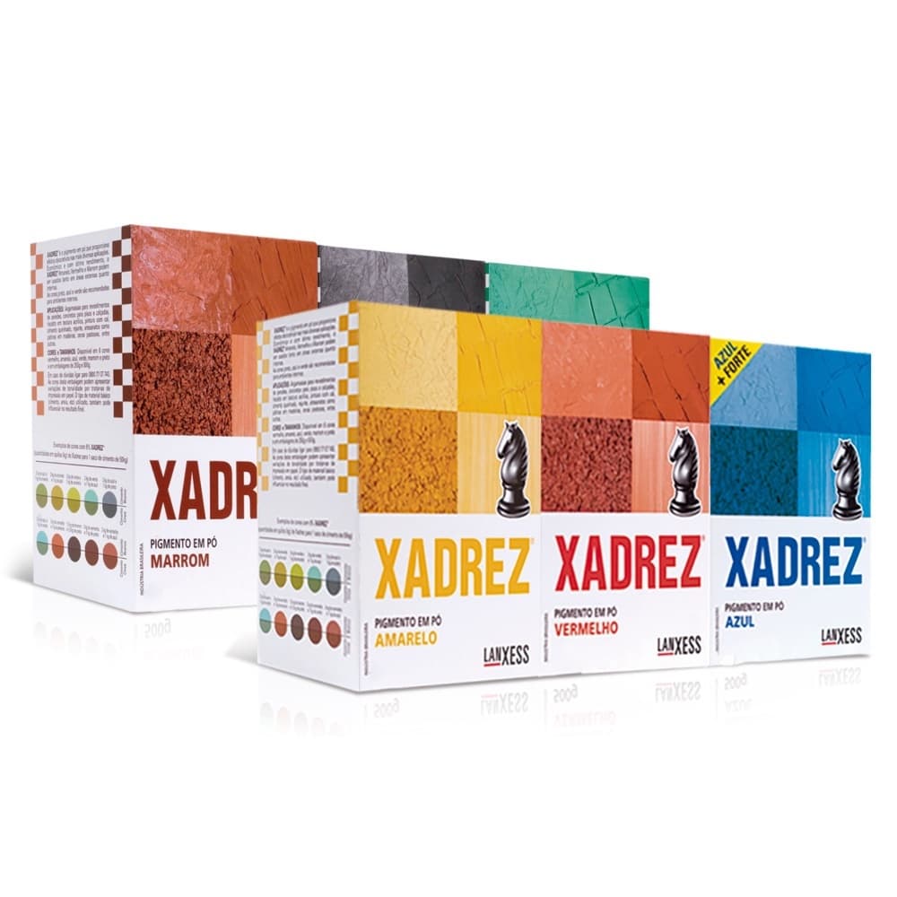 Pigmento Corante Xadrez em Pó Todas as Cores 250g Tonalizante em pó / Pigmentos para tintas