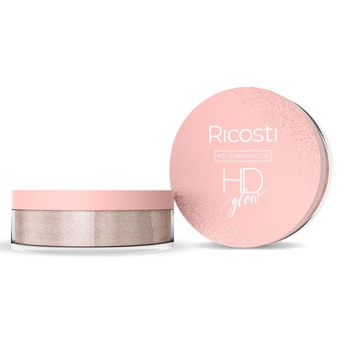 Pó Iluminador HD Glow Vegano Ricosti Shine