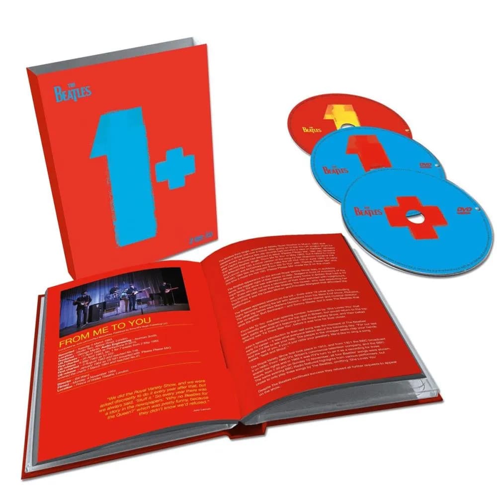 The Beatles 1+ Deluxe Edition Remasterizado - DVD Duplo + CD + LIvro