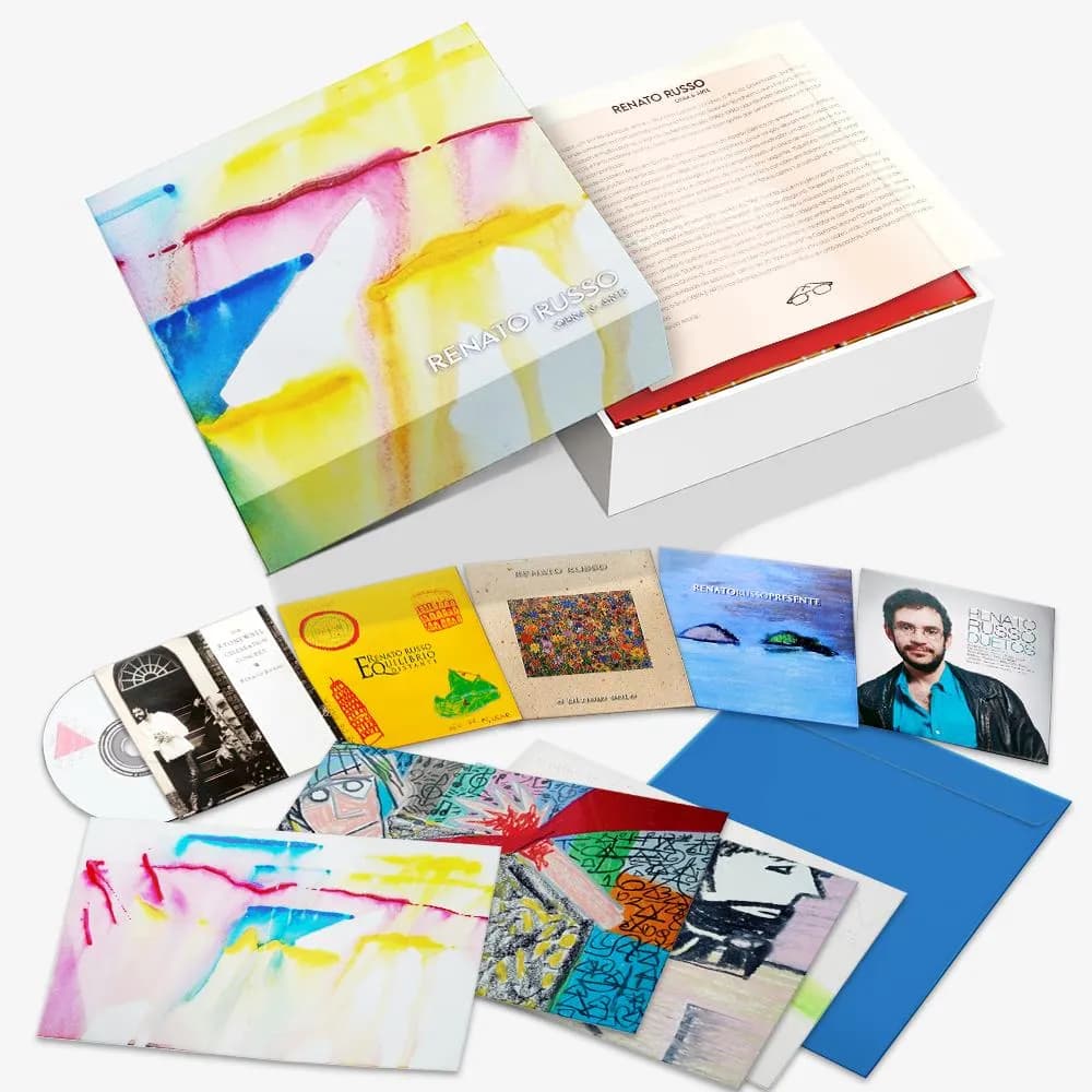BOX RENATO RUSSO - OBRA & ARTE - 5 CDS + Cards