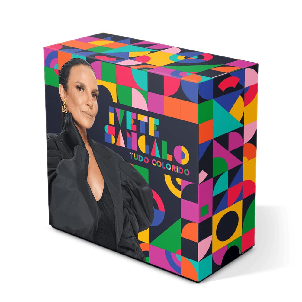 BOX IVETE SANGALO - TUDO COLORIDO (9 CDS) Original