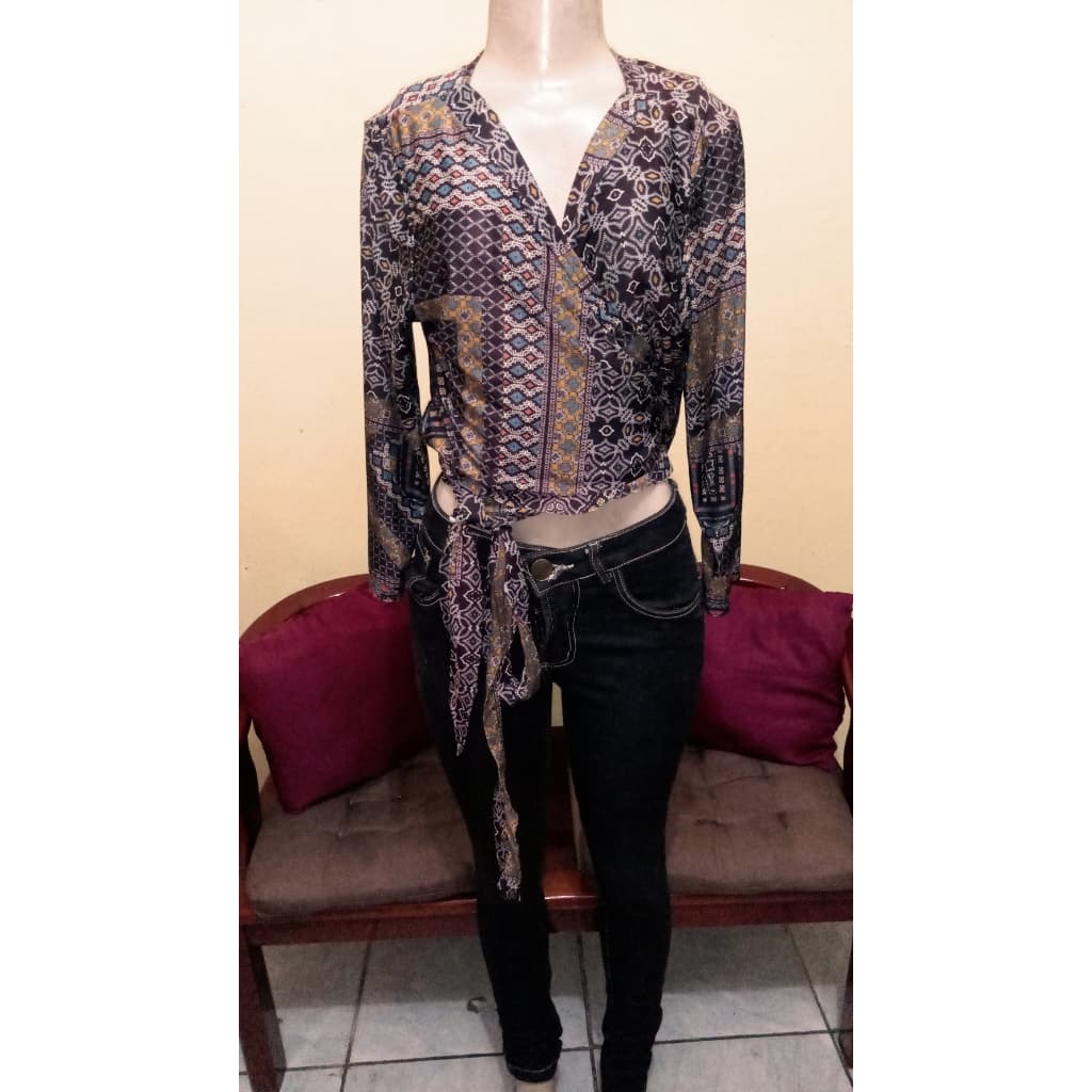 Bolero casaquinho   Feminino de amarrar  - Zinzane - M / Promoção
