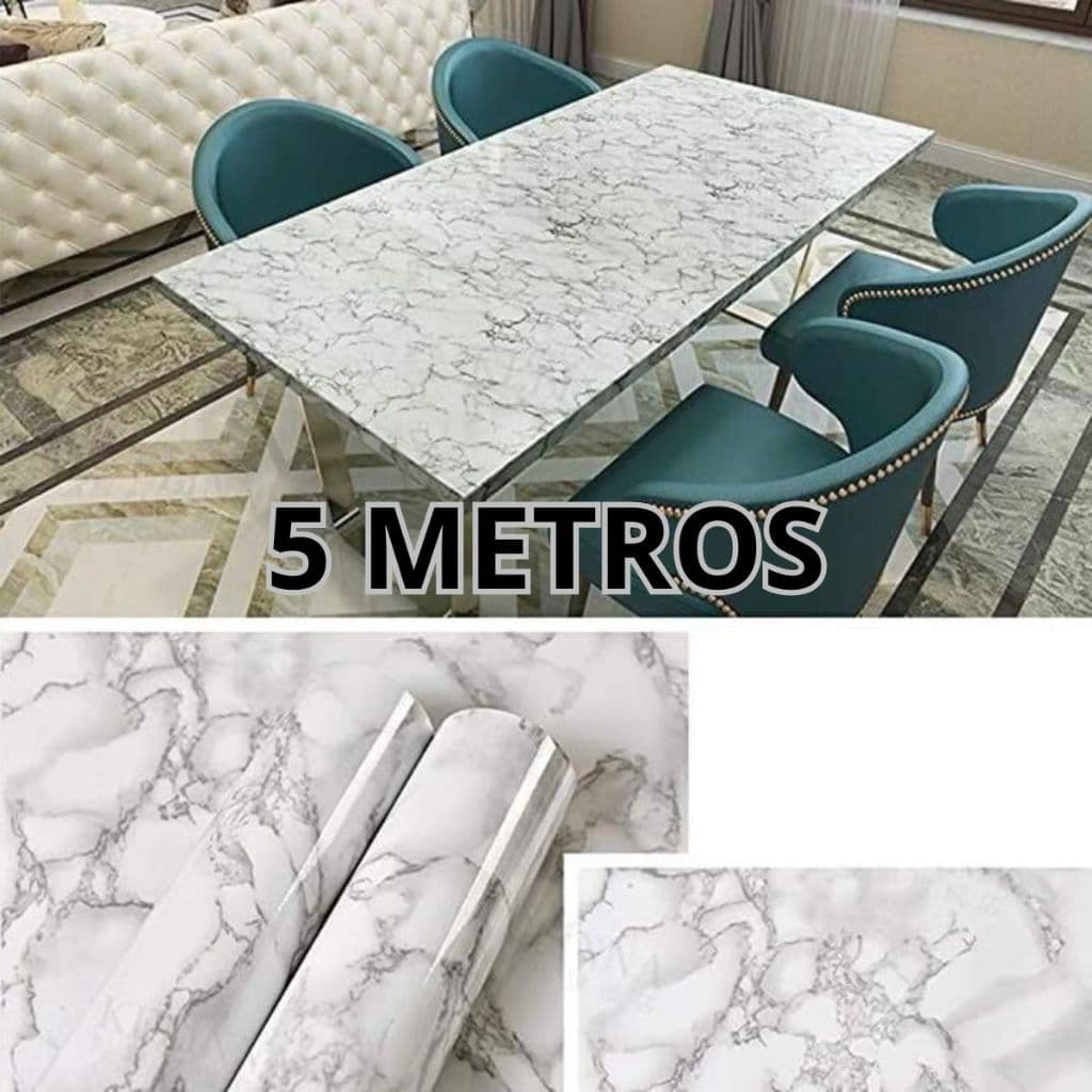 Papel de Parede 5 Metros 3D Adesivo de Luxo Lavável Tijolo Rustico Marmore Tijolinho Churrasqueira
