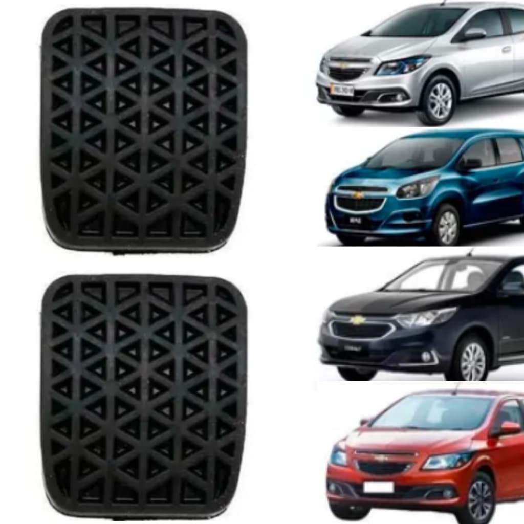 02 Capas de Pedal de Freio e Embreagem Chevrole ONIX COBALT SPIN PRISMA