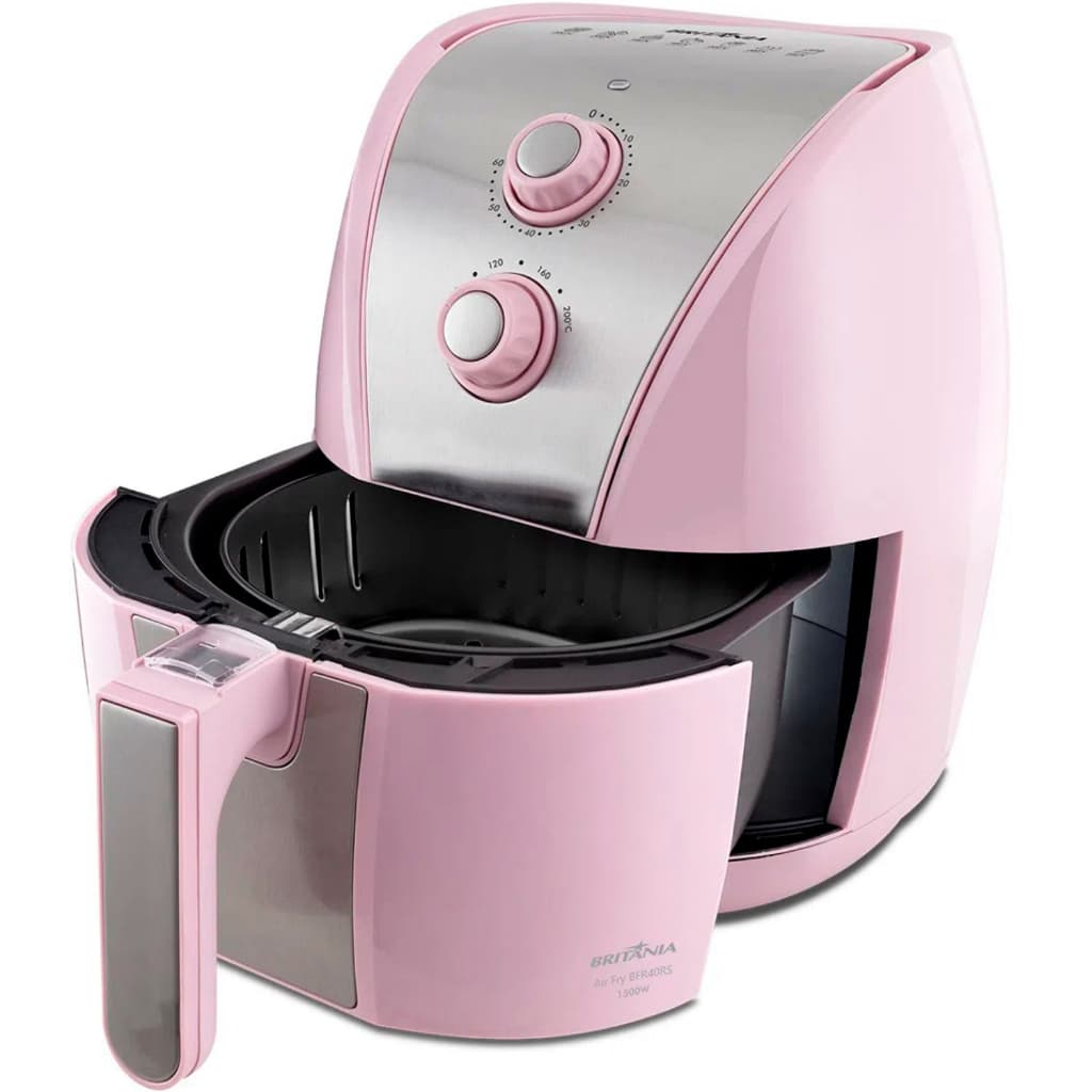 Fritadeira Elétrica Britânia 220V - Rosa - 1500W - 5L