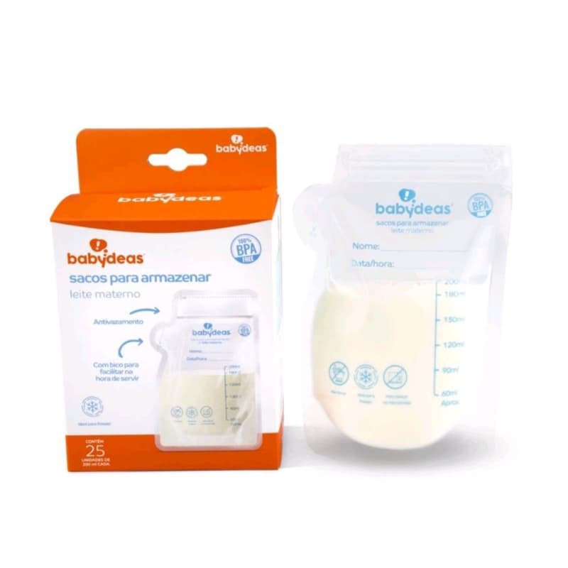 Saco para Armazenar Leite Materno LIVRE DE  BPA Babydeas