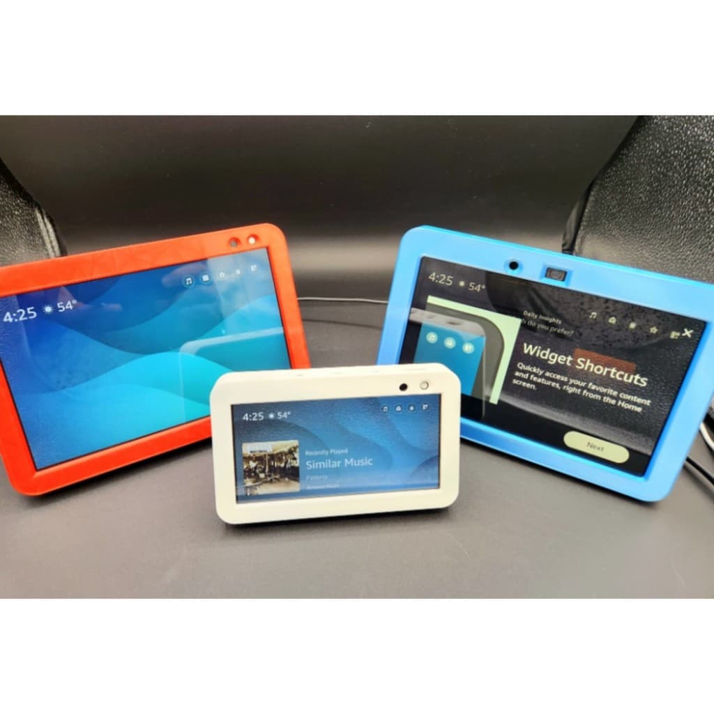 Suporte Alexa Echo Show 8 Capinha Colorida 2° e 3° geração  - Presente, decoração criativa, música