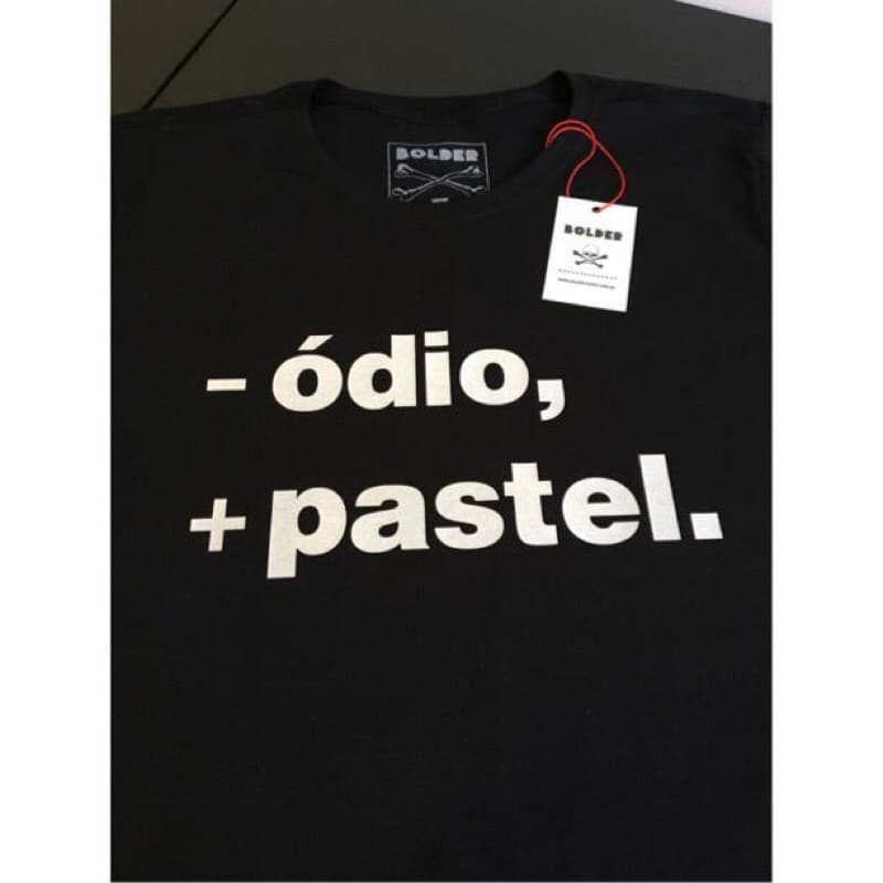 Camiseta - Ódio + Pastel frases divertidas masculina / feminina