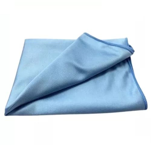 Toalha Microfibra P/ Vidros Automotivo 40x40 Azul 230gsm