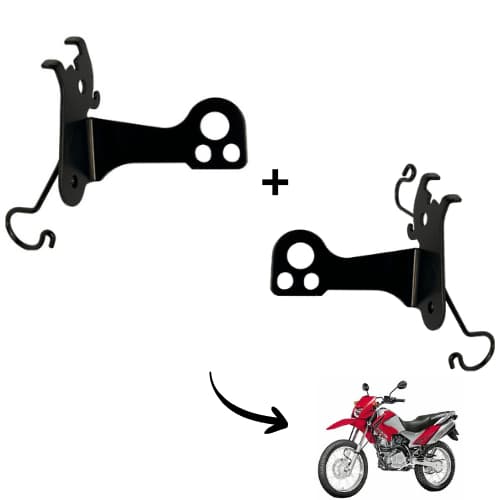 PAR SUPORTE PISCA DIANTEIRO DIREITO / ESQUERDO - NXR BROS 125 150 2009 A 2013