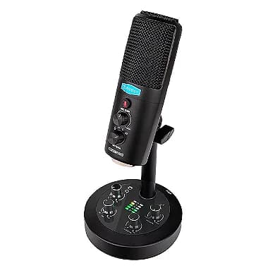 Microfone condensador USB Alctron CU58PRO c/ mixer 3 cápsulas