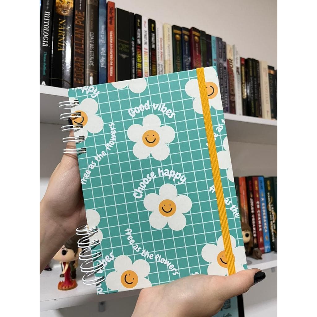 Caderno Margarida Verde - A5