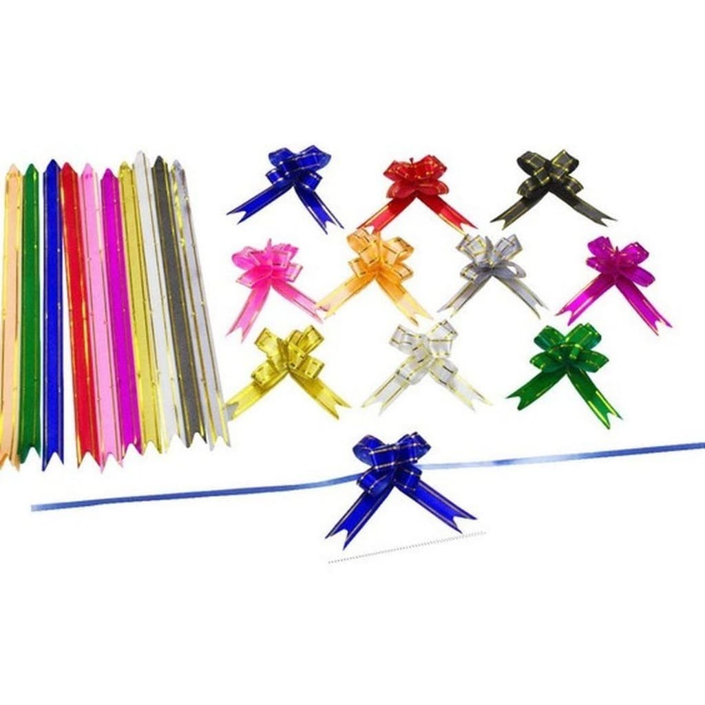 Kit Até 200 Laços Mágicos Fácil Fita Lacinho Presente Prático Decoração Lembrança 46x3cm
