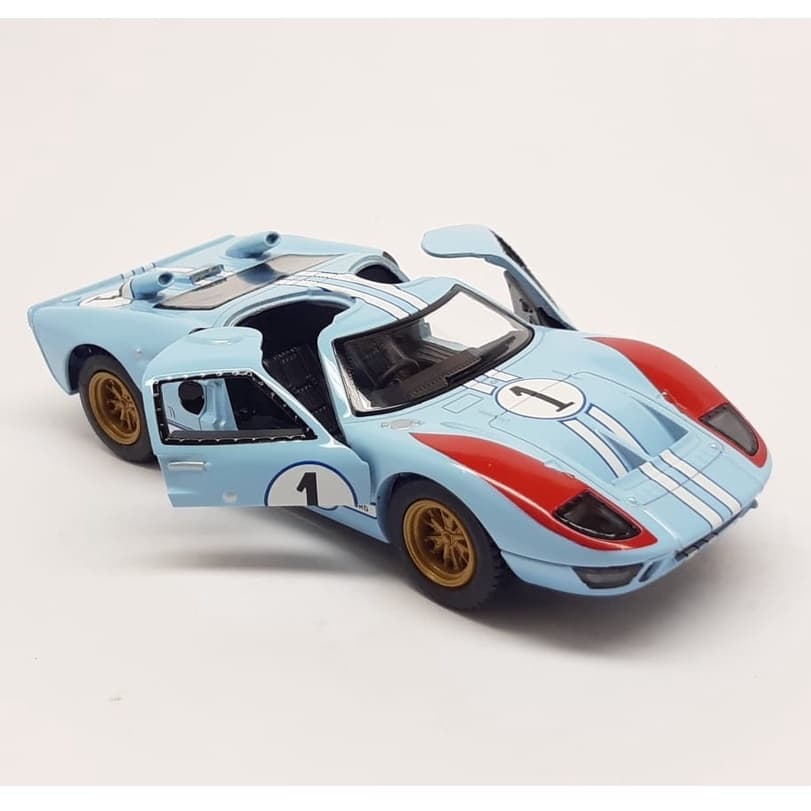 Carrinho Miniatura FO-RD GT40 M-K II 1966 Kinsmart Metal ORIGINAL Escala 1/32