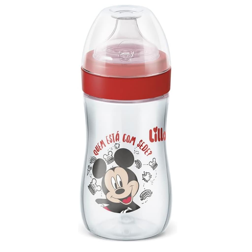 Copo Treinamento Lillo Evolution Disney Bebedor em Silicone 300mL Antivazamento +12 Meses