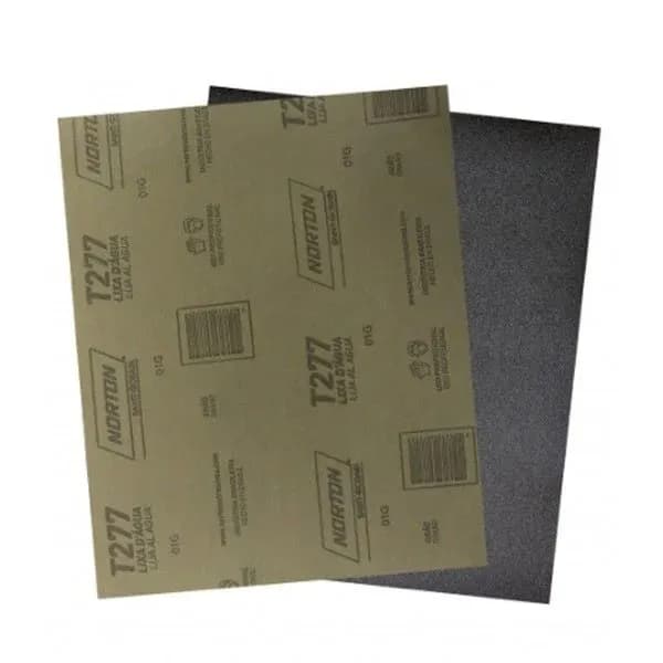 Kit 50 Unidades Lixas Folha D`água T277 Gr100 - Norton