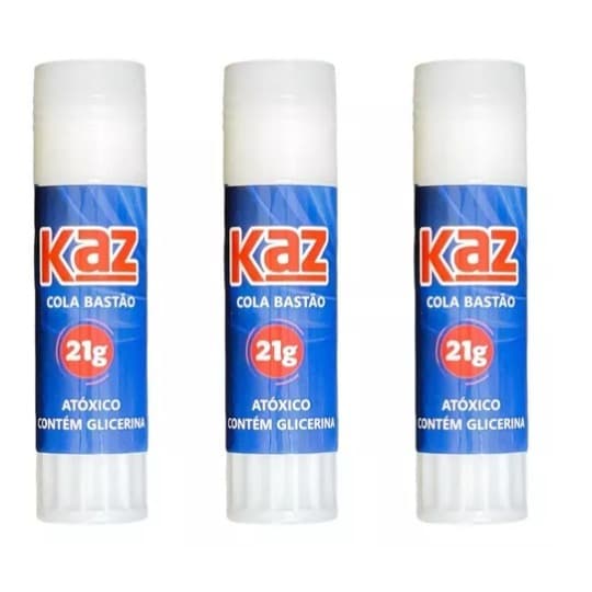 TUBO COLA BASTÃO 21G OU 40G -KAZ