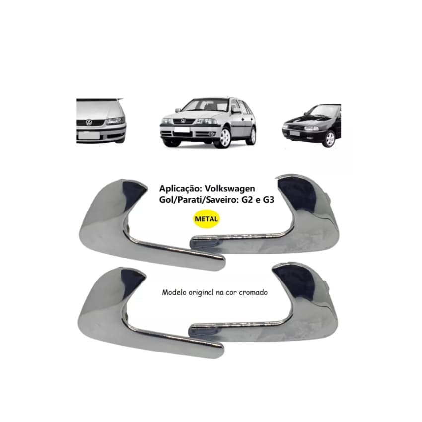4 Gatilhos Maçaneta Interna Gol G2 G3 1994 A 2004 2005