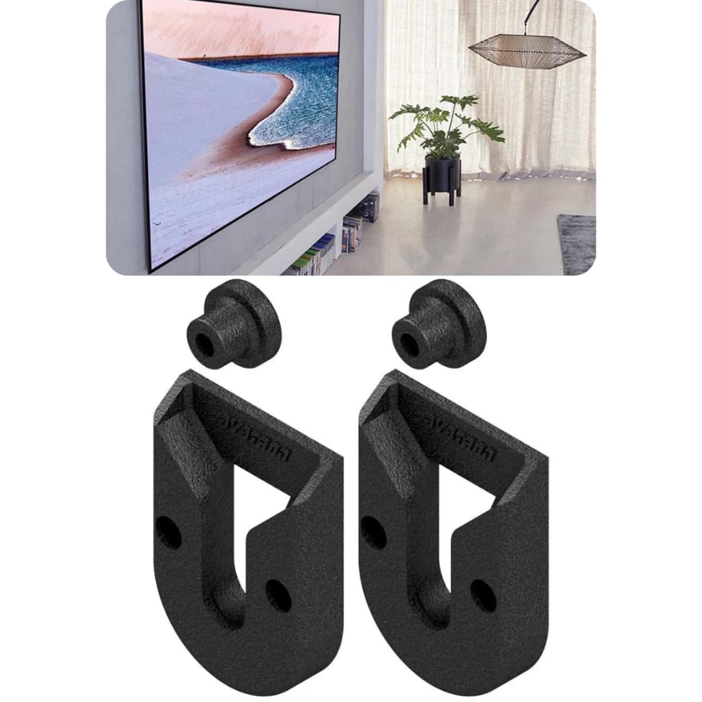 Suporte Tv Samsung Ultra Fino Fácil Instalação Parede de Madeira ou Alvenaria até 85 Polegadas Completo para Instalação