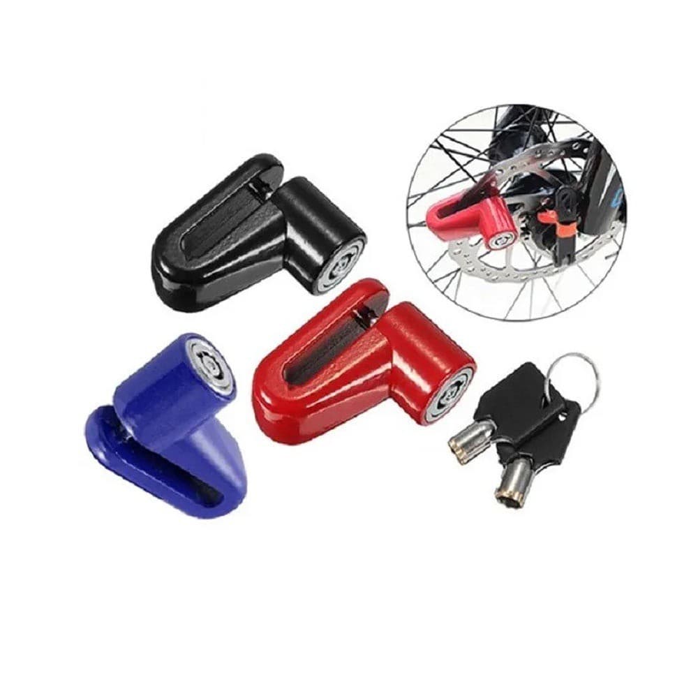 Trava De Freio A Disco Tranca De Segurança Anti Furto Universal P/Moto /Bicicletas