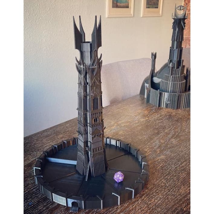 Isengard Torre de Dados - RPG - Senhor dos Aneis - Serve para decoração tambem