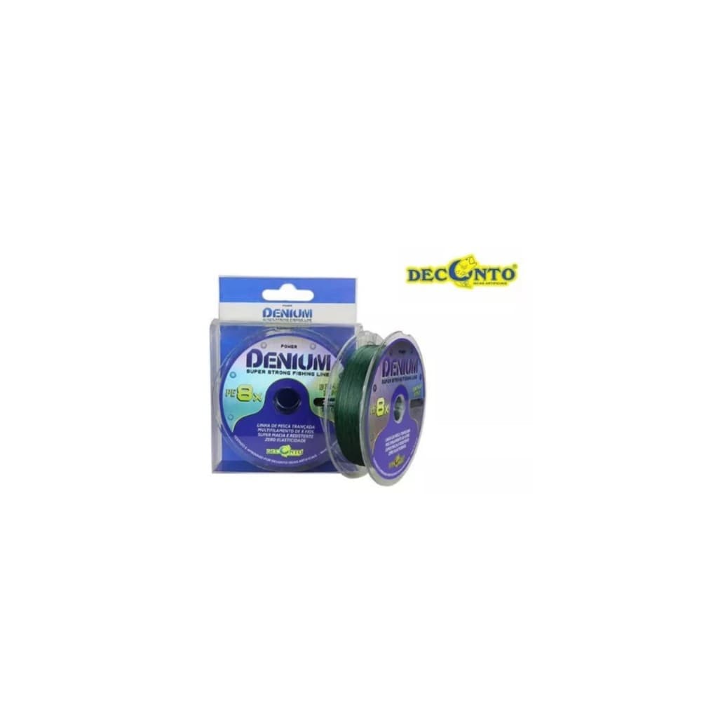 Linha Pesca Multifilamento Denium 8x Deconto 100m