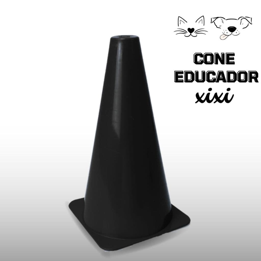 Cone Educador Sanitário Para Cachorro Poste Xixi Pet Adestrador Cães
