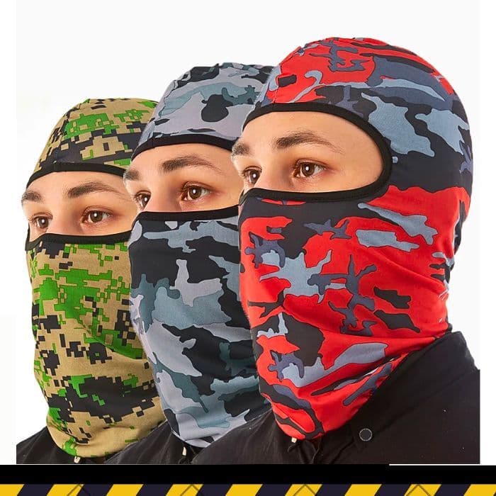 Mascara Face Pesca , Ciclismo, Balaclava Militar, Proteção de Capuz, Esportes do Exército, Forro do Capacete, Ao Ar Livre, Pesca, Caça, 1, 2Pcs