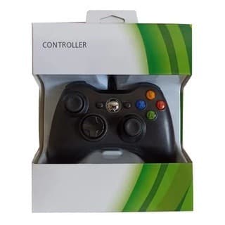 Controle Com Fio Para Xbox 360 Slim / Fat E Pc Joystick