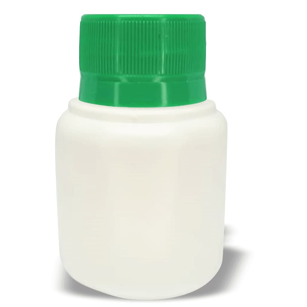kit 1000 Potes para capsula 35ml RL35 preto com tampa lacre e vedação de silicone
