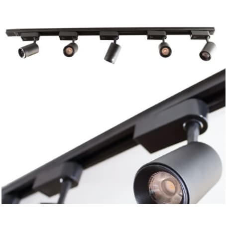 Kit Trilho Eletrificado 2m + 6 Spots Led 7w/10w Bivolt (3000k, 4000k,6500k)