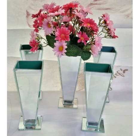 Kit com 2 Unidade Vaso de Vidro