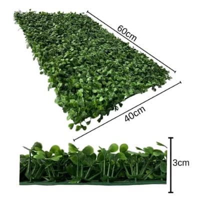 10 a 40 unidades Placas 40x60 Buchinho Jardim Vertical Grama Sintética Muro Inglês - B-21