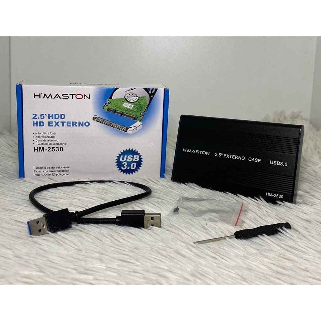 CASE HD EXTERNO USB 3.0 SATA 2.5'' H'MASTON