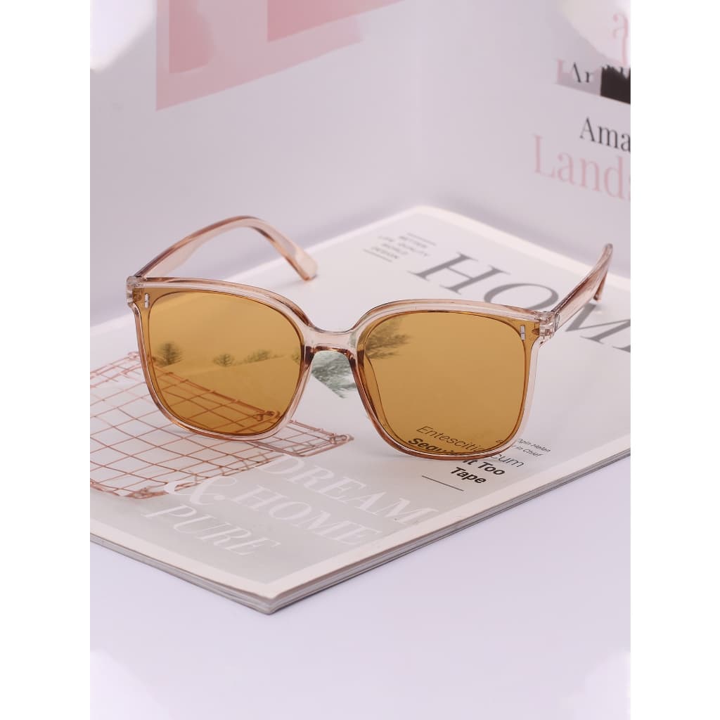 Óculos de sol feminino/masculino sem bordas