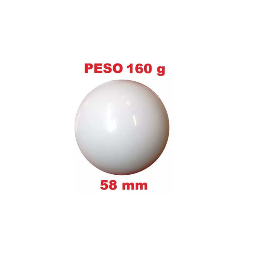Bola Branca Bolao 58 Mm 160g Bilhar Sinuca Snooker