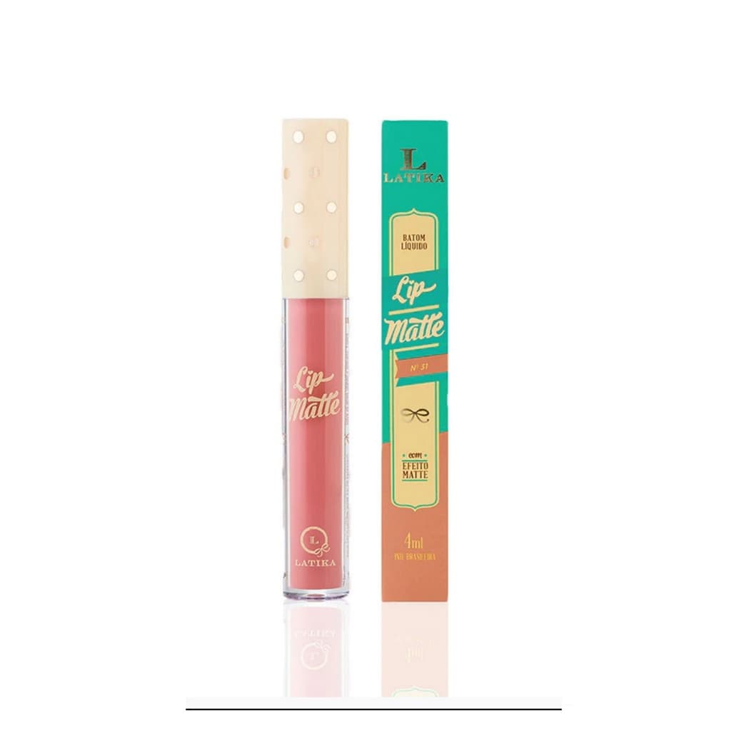 Batom Latika Lip Matte Líquido Profissional Cor 31