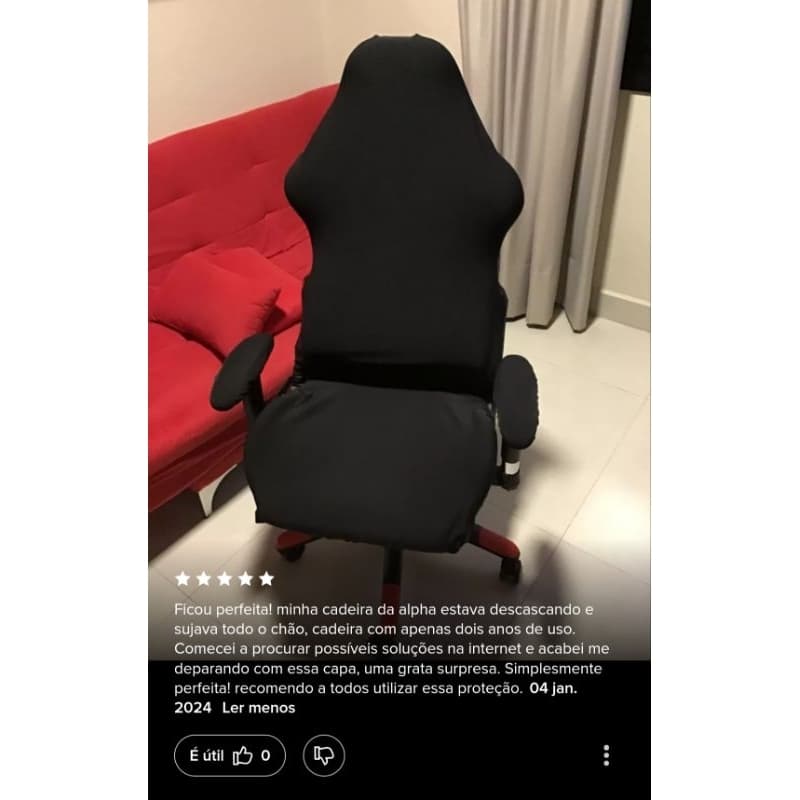 capa de cadeira Gamer cabe em todos modelos