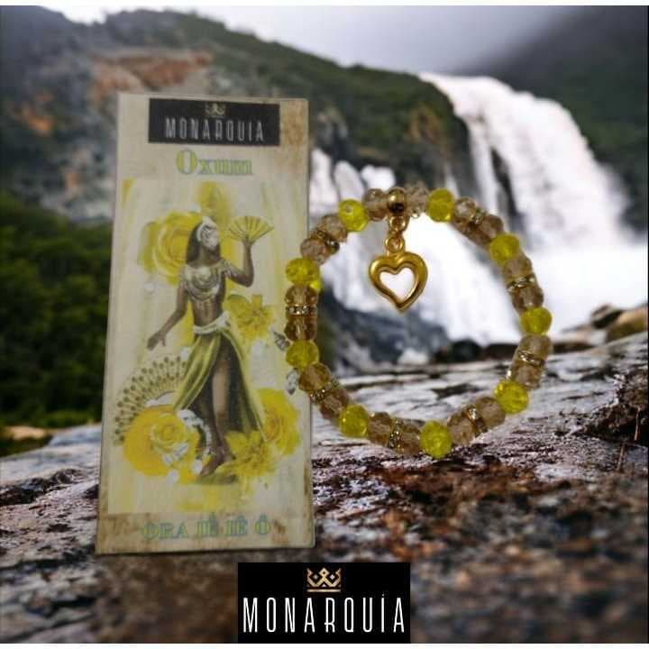 Pulseira Oxum - Umbanda Candomblé Orixá Entidade