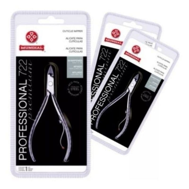 Kit Com 3 Alicates Mundial 722 Aço Inox Profissional