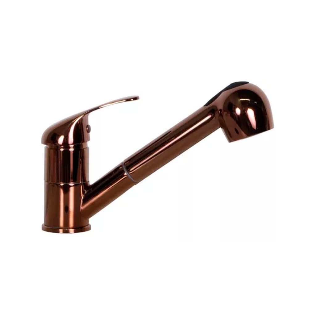 Torneira Cozinha Gourmet Monocomando Extensível Rose Gold