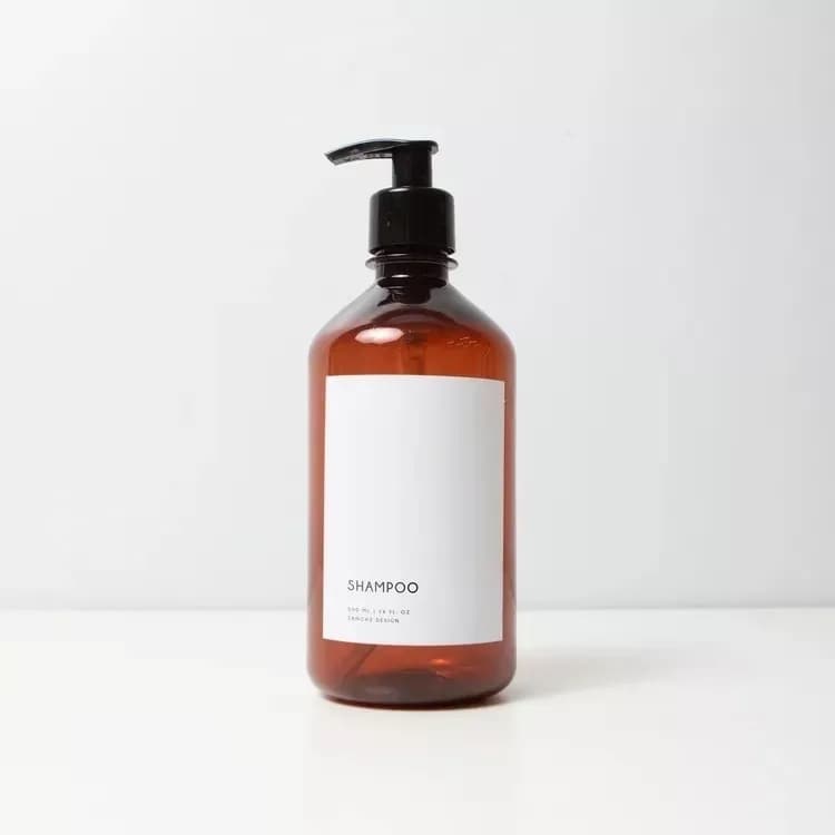 Frasco Âmbar 200ml Porta Shampoo Condicionador Sabonete Detergente Minimalista Sanchz Design