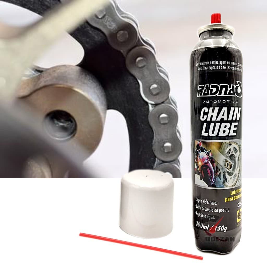 Lubrificante Graxa Spray Para Corrente Moto / Bicicleta