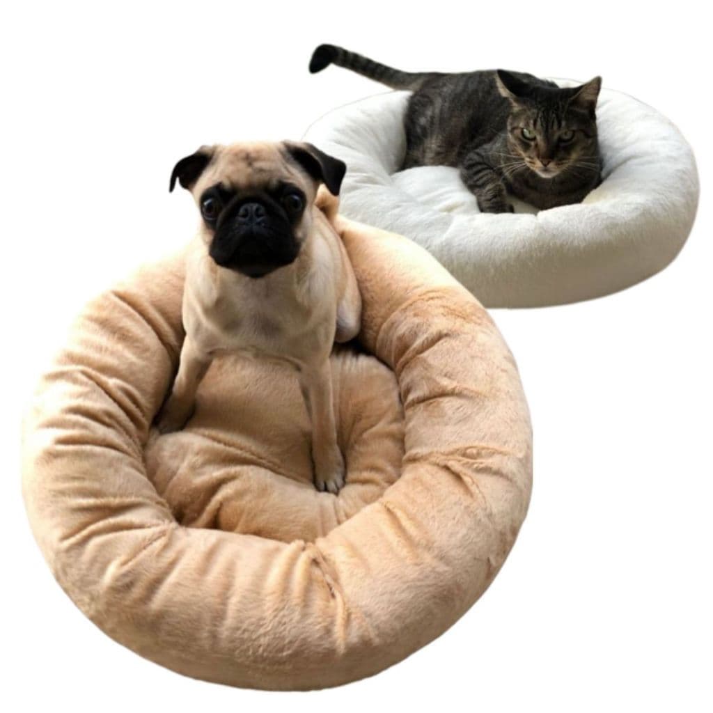 Cama Para Cachorro Gato Caminha Pet Redonda Macia Várias Cores Tamanho P